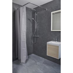 Unicolor Milj� Badeforh�ng i Hotelkvalitet og 30 st�rrelser - Hvid