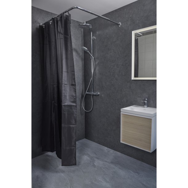 Unicolor Milj� badeforh�ng i hotelkvalitet, sort i 15 st�rrelser fra 360,-