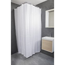 Unicolor Milj� badeforh�ng i hotelkvalitet, hvid i 20 st�rrelser fra -