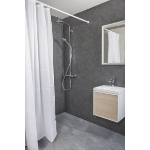 Erica2000 XL Forskydelig stang 155-250 cm, Hvid