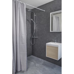 Erica2000 Forskydelig stang - 155-250 cm, s�lv