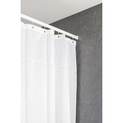 Profil2001 Flad skinne 8x25mm. 180cm lige, komplet / s�lv