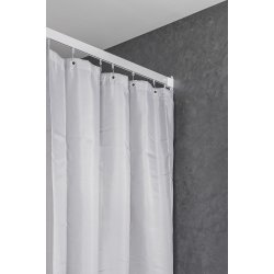 Profil 5001 Flad skinne 15x33mm. 180cm lige, komplet - S�lv