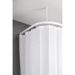 Profil 5001 Flad skinne 15x33mm 90x90cm vinkel incl. loftst�tte - Hvid