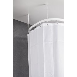 Profil 5001 Flad skinne 15x33mm U:90x90x90cm incl. 2stk. loftst�tter - Hvid