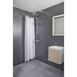 Forh�ngstang rustfrit st�l Cirkel �:82cm m.specialflanger