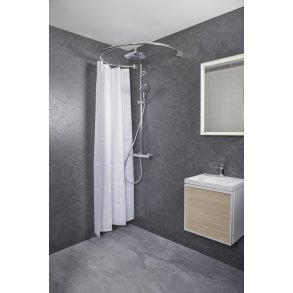 Forh�ngstang rustfrit st�l Cirkel �:82cm m.specialflanger