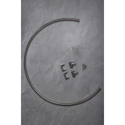 Forh�ngstang rustfrit st�l Cirkel �:82cm m.specialflanger