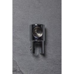 Forh�ngstang V�g-til-glasv�g 8-10mm v�gbeslag/glaskl. 1m