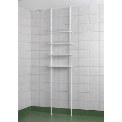 Erica2000 Hyldesystem m.4hylder nul huller 23x54/H:250cm. Hv