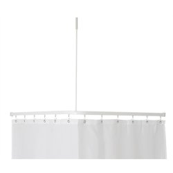 Profil2001 Flad skinne 8x25mm. 90x90cm vinkel m.loftst�tte, Hvid