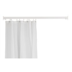 Profil 5001 Flad skinne 15x33mm. 180cm lige, komplet - Hvid