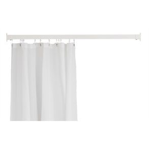 Profil5001 Flad skinne 15x33mm. 180cm lige, kompl. Hv.