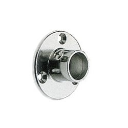 25mm stlrr med 2 klassiske vgflanger, hvid, krom, messing. Priser fra 599.-