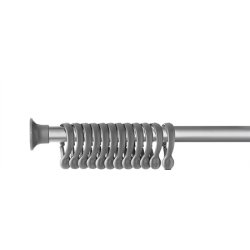 Erica2000 Forskydelig stang - 155-250 cm, slv