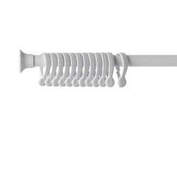 ERICA2000 Gardinringe i 12-stk poser. 3 farver.