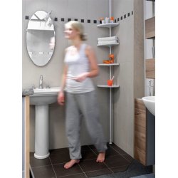 Erica2000 Hjrnehyldesys.m.4hylder nul huller 35x35/280cm Hv