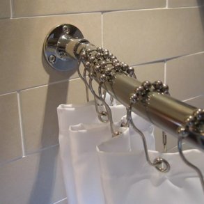 12 stk Rustfri Gardinringe Model 