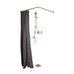 Vinkelstang i krom - selvbrende og strk