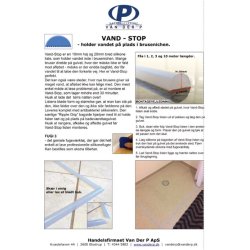 3m Vand-Stop liste, der holder vandet p� plads. Inkl. silikone.